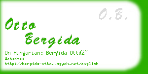 otto bergida business card